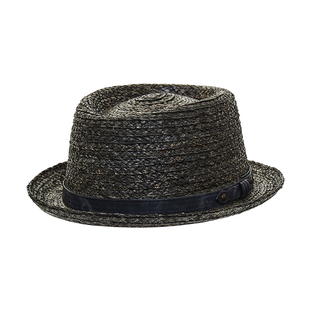 Cuba Pork Pie Raffia Blue | ΚΑΠΕΛΑ GIORGIO HATTER